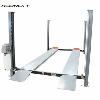 Plataforma elevadora d'aparcament de quatre pals