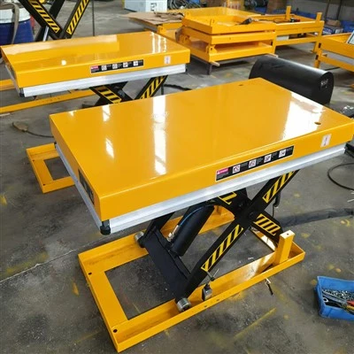 Taula elevadora de tisora ​​elèctrica fixa